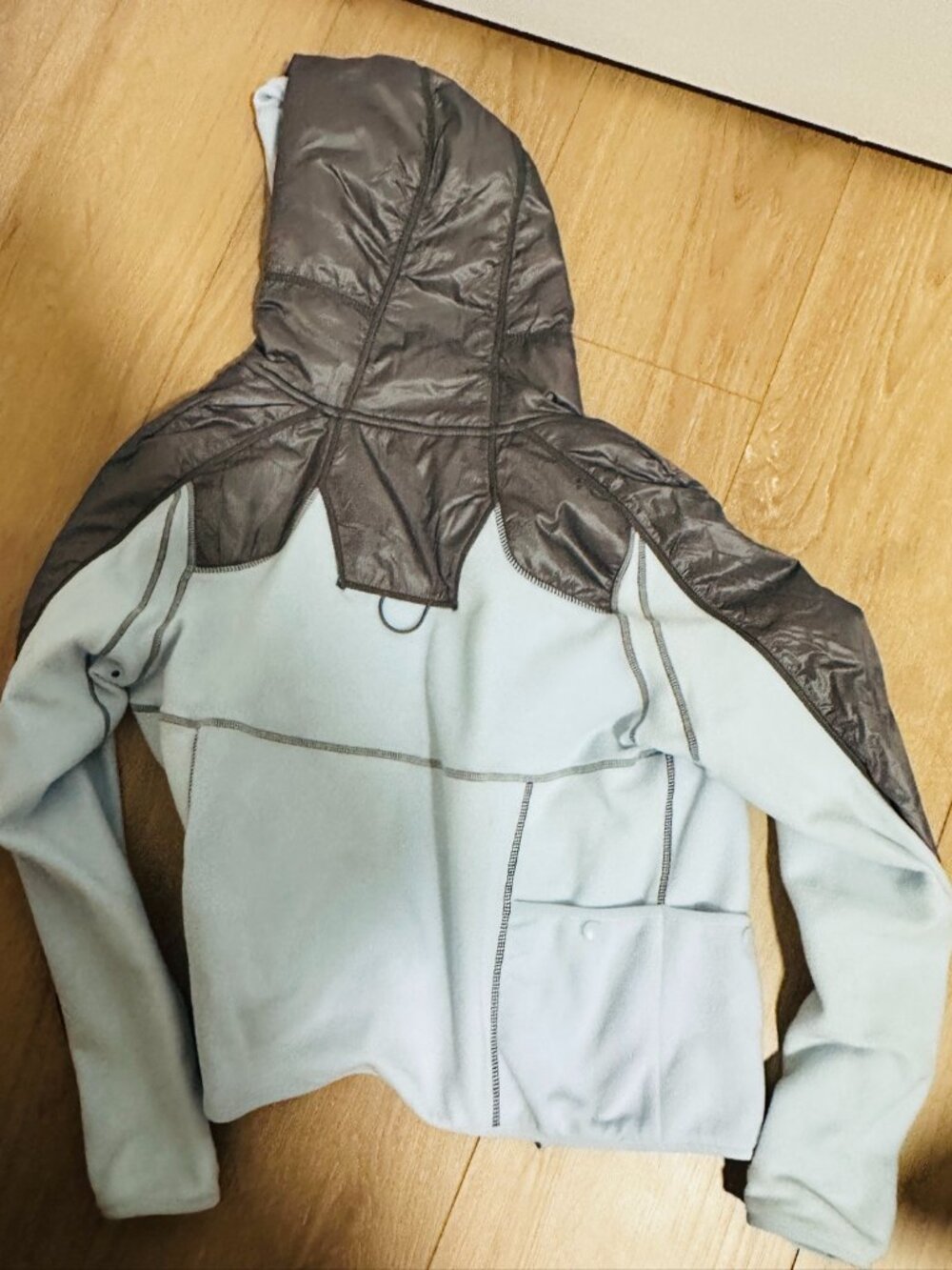 FP Movement Gray Zip Hoodie L